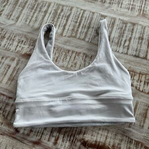 reversible white & heathered grey lululemon align bra
